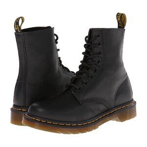 Doc Martens Pascal Black Leather Boots Size 8
